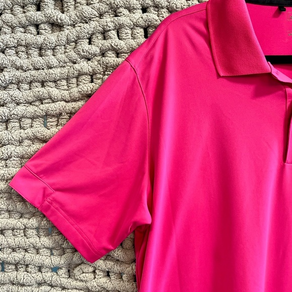 Adidas Men’s  Pink Golf Shirt Size XL - Picture 5 of 9